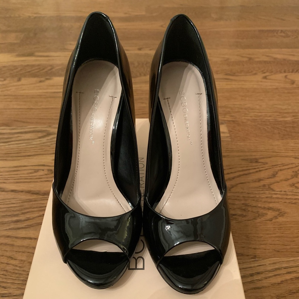 BCBG Izzie Peep-Toe Pumps